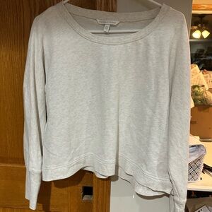 Victoria's Secret cropped cream Sweatshirt